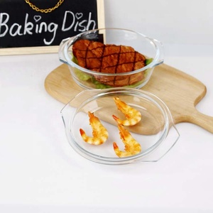Casserole ronde <span class=keywords><strong>en</strong></span> <span class=keywords><strong>verre</strong></span> à haute teneur <span class=keywords><strong>en</strong></span> borosilicate avec couvercle <span class=keywords><strong>en</strong></span> <span class=keywords><strong>verre</strong></span> 0,7 l - Product Image 5