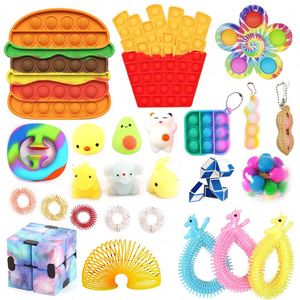 จัดส่งรวดเร็ว JYTZ0105 ชุดของเล่นบับเบิ้ลฟิดเจ็ตแบบกด ของเล่นเสริมพัฒนาการทางประสาทสัมผัสสำหรับเด็กออทิสติก - Product Image 3