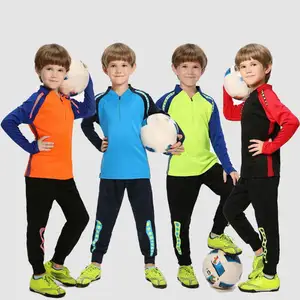 Quality Black Blank Uniform Longsleeves Cheap Long Arm T-Shirt Soccer Jerseys Toddler Long Sleeve Football Shirts In Lowest Cost