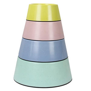 Eco-friendly fibra de bambu <span class=keywords><strong>pet</strong></span> gato e cachorro tigela atacado personalizado macaron cor tigela de água e comida bacia <span class=keywords><strong>Pet</strong></span> Alimentação Bowls - Product Image 4