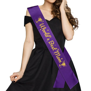 Feliz Día de la Madre, la Mejor Mamá del Mundo, Banda Colorida para Revelación de Género de Bebé, Artículos para Fiestas, Bandas para Futura Mamá, Regalo para el Día de la Madre - Product Image 4