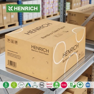 Papier <span class=keywords><strong>toilette</strong></span> en bambou écologique, sans bois, biodégradable, doux, en rouleau, marque privée, par Henrich, usine certifiée Top 500 - Product Image 1