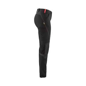 BLAKLADER - 712216459956C36 Women's 4-way <b>stretch</b> Service <b>trousers</b> <b>Black</b>/Red - EAN 7330509742716 WORK <b>TROUSERS</b> - Product Image 5
