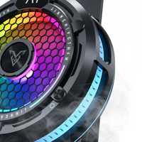 Refroidisseur de téléphone à température contrôlée par IA, écran numérique RGB, radiateur de jeu, ventilateur de refroidissement portable pour téléphone mobile