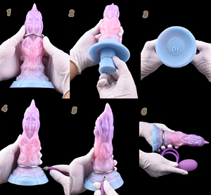 Mostro gonfiabile <span class=keywords><strong>Dildo</strong></span> mutante lupo pene dilatazione ingrandita <span class=keywords><strong>Dildo</strong></span> Pleasure femmina adulta masturbazione giocattolo all'ingrosso - Product Image 2