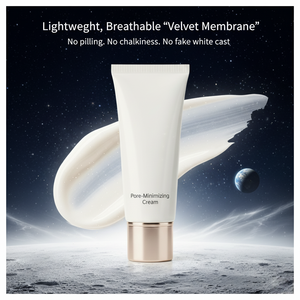 كريم عشبي لتقليل المسام بتقنية فيلفيو - برايمر ناعم التركيز طويل الأمد للتحكم في الزيوت وتمويه المسام مع إمكانية تخصيص الشعار - Product Image 4