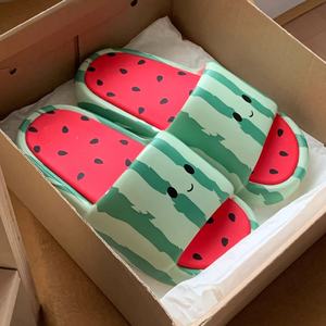 XIXITIAO Ciabatte Estive a Forma di Anguria per Ragazze, Scarpe Antiscivolo per Doccia e Piscina, Morbide Pantofole EVA da Esterno con Solette Rimovibili - Product Image 4