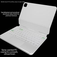 Clavier sans fil en alliage d'aluminium à design flottant magnétique pour iPad Pro 11 iPad Air, OEM ODM Marque privée Vente en gros