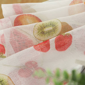 Finito di Frutta Stampa Biancheria Tenda Tulle Per Soggiorno camera Da Letto Per Bambini In Camera Screening Finestra della cucina Tenda Pura - Product Image 5