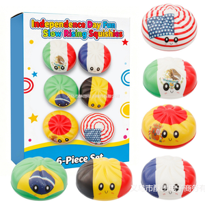 Juguetes Blandos de Peluche con Forma de Bandera Nacional de la Copa Mundial, Juguetes Antiestrés de Levantamiento Lento, Juguetes Sensoriales para Apretar, Regalo para Aficionados al Deporte, Venta al por Mayor - Product Image 5