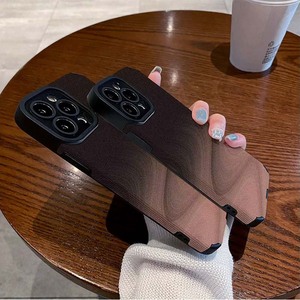Funda de Teléfono Móvil de Cuero Artificial TPU con Estampado de Ondas de Arena en Degradado Negro y Rosa para <span class=keywords><strong>iPhone</strong></span> X, Xr, <span class=keywords><strong>11</strong></span>, 12, 13, 14, 15, 16, 17, 18 Pro Max - Product Image 6