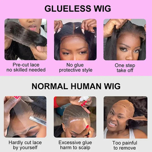 Parrucche in pizzo pieno Hd senza colla Pre <span class=keywords><strong>tutto</strong></span>, vendita all'ingrosso migliori parrucca in pizzo venditori capelli umani, pelle sottile Hd piccoli nodi parrucca frontale in pizzo - Product Image 6