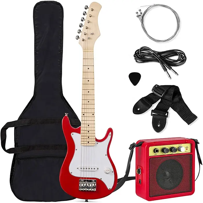 Kid Series Electric Guitar Pack With 5-Watt Amp Gig Bag Strap Cable Strings Picks