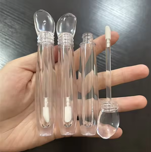 ISMAN 2,5 ml – Tube de brillant à lèvres unique en forme de diamant de cristal, transparent, en forme de pierre précieuse, vide, emballage cosmétique, logo personnalisé - Product Image 1