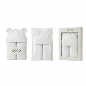 Serviettes <span class=keywords><strong>de</strong></span> <span class=keywords><strong>bain</strong></span> pour bébé en gros certifiées GOTS, durables, personnalisables en usine, marque privée, écologiques, avec capuche, pour nourrissons - Product Image 5