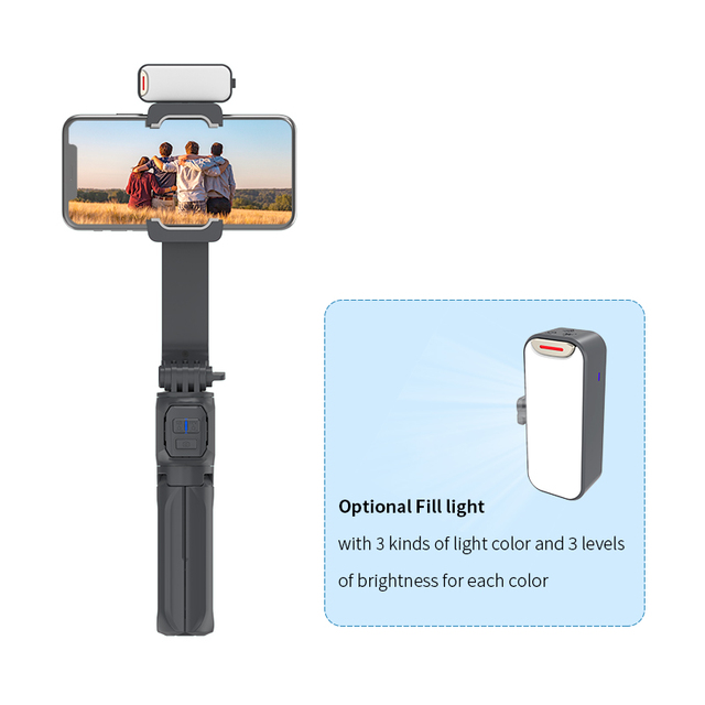 Best SElling Quality Stabilizer Gimbal Supporting 9-Level Brightness Adjustment
