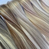 Extensions de cheveux naturels Remy de qualité supérieure, double épaisseur, tissées à la main, invisibles, Genius Weft, 2026 Quality Hair