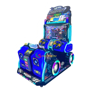 Simulateur d'arcade électronique pour 2 joueurs, machine de jeu de course automobile à pièces pour enfants, vente en gros - Product Image 4