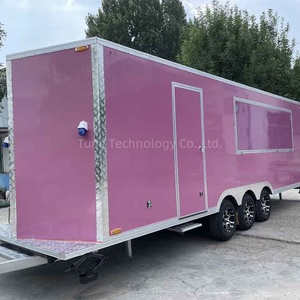 Remolque <span class=keywords><strong>de</strong></span> comida rápida <span class=keywords><strong>de</strong></span> 23 pies, camión <span class=keywords><strong>de</strong></span> comida móvil <span class=keywords><strong>de</strong></span> helado rosa a la venta, <span class=keywords><strong>alquiler</strong></span> <span class=keywords><strong>de</strong></span> catering totalmente equipado - Product Image 5