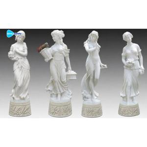 Vasi per Fiori in Pietra Artificiale Stile Europeo in Marmo Bianco Naturale Durevole Ornamenti da <span class=keywords><strong>Giardino</strong></span> Vendita all'Ingrosso - Product Image 6