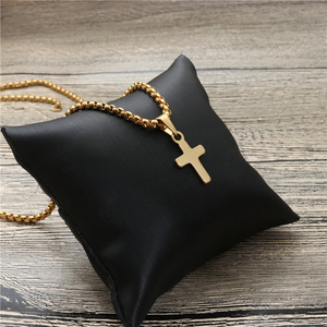 <b>Cross</b> Pendant Necklace Stainless Steel Unisex Gift Jewelry - Product Image 3