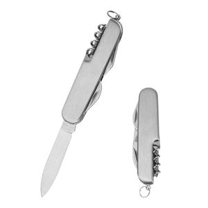 Coltello Pieghevole Portatile Mini in Acciaio Inossidabile, Strumento Multifunzione EDC per Sopravvivenza Outdoor e Caccia, Tascabile Tipo Coltello Svizzero - Product Image 1