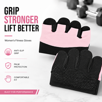 Gants de fitness unisexes à fermeture magnétique, antidérapants, demi-doigts, design quatre doigts, absorbants la transpiration, respirants, en polyester