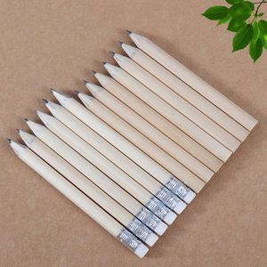 Crayon de golf hexagonal miniature en bois naturel de 3,5 pouces, personnalisé avec logo promotionnel, en gros, pas cher, avec mine noire, pour le bureau et l'école - Product Image 4