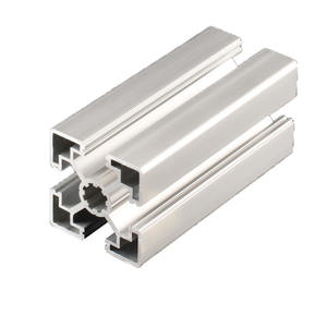 Profilé en aluminium industriel 4545SL, norme européenne 6063-T5, oxydation anodique blanc argenté, pour usage en appartement moderne et en usine - Product Image 5