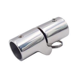 Stainless Steel Marine Connector Pipe 22MM 25MM 32MM For Sunshade Fixed <b>Yacht</b> Hardware - Product Image 4