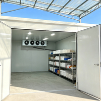 Chambre froide haute performance pour la chaîne du froid de la viande ; Congélateur compact avec système de rail et 30 % d'économie d'énergie