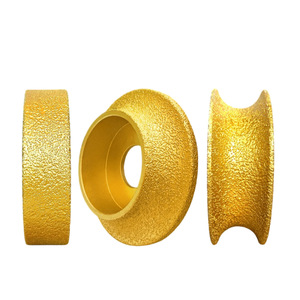 Roue de profilage diamantée brasée pour le marbre, le granit et le béton avec technologie de brasage sous vide, roue de profilage manuelle brasée - Product Image 3