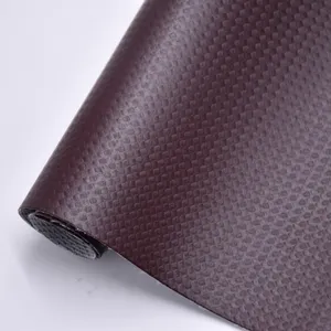 Quilted Car Upholstery Fabrics Embossing Automotive Vinyls Roll Synthetic Imitation PVC Leather Fabric For Car Seats