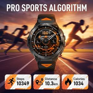 CACGO K71 Smartwatch Robusto per Lavoro Pesante e Sport all'Aperto, Orologio Intelligente per Operai Edili con Funzione Chiamata e Fitness - Product Image 1