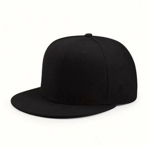 Casquettes de baseball ajustées unisexes en coton, couleur unie, à fermeture snapback, personnalisables, en gros, prêtes à être expédiées - Product Image 1
