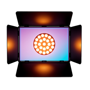 ไฟแผงเรียบสามสี Jiechuang 328 ขนาด 18x10W LED สำหรับเวทีเต้นรำ งานแต่งงาน และการแสดง - Product Image 1