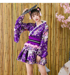 ชุดนอนกิโมโน<span class=keywords><strong>ญี่ปุ่น</strong></span>,ชุดคอสเพลย์ชุดแม่บ้านโลลิต้าเครื่องแต่งกายฮาโลวีน - Product Image 2