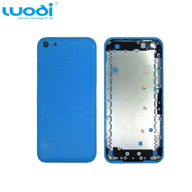 Mobile Phone Housing Rear Battery Door Middle Housing Back Cover for iphone 5c