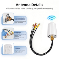 Antenne combinée GPS 3G 4G 5G LTE Wifi à gain élevé, étanche, omnidirectionnelle, à montage sur vis, pour extérieur, 4 en 1