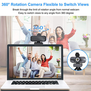 Webcam HD Xoay Độ Phân Giải Cao Webcam 1080P Cho Máy Tính Với Lớp Phủ Riêng Tư Cho Máy Tính Xách Tay - Product Image 5