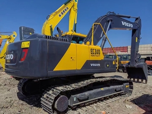 Excavadora de cadenas Volvo EC240 usada, excavadora mediana de segunda mano, motor Volvo original, en buen estado de funcionamiento para construcción. - Product Image 2