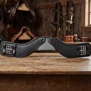 Sangle de Selle Équestre Ajustable en Cuir Véritable Premium pour l'Équitation, l'Entraînement, l'Écurie et la Compétition - Product Image 2