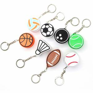 Llavero Antiestrés 3D con Botón Pop de Pelota Deportiva, Juguete Sensorial con Forma de Baloncesto, Fútbol, Bádminton, Colgante para Mochila, Regalo - Product Image 3