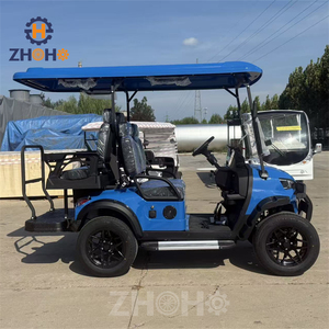 Voiturette de golf moderne 4 places avec moteur AC, couple élevé, pare-brise pliable, port USB et compartiment de rangement - Product Image 4