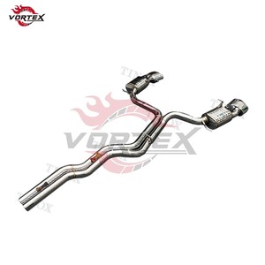 Tubo de escape de acero inoxidable Vortex Racing para Audi C8 RS6 RS7 4.0T V8, piezas de ajuste de sonido. - Product Image 4