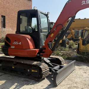 Excavatrice U55 d'occasion à prix avantageux, mini-pelle de 5 tonnes, presque neuve, matériel de construction en promotion à Hefei - Product Image 2