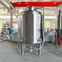 Cuve de brassage de bière et de saké de qualité alimentaire 300L avec manomètre, vanne d'échantillonnage et raccords sanitaires