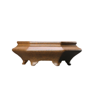 Maceta hexagonal Weizhenjia Zisha para bonsái, hecha a mano con arcilla Old Duan y cocida al fuego de leña, para plantas de interior. - Product Image 5