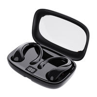 Earbud Olahraga Nirkabel OWS 15 Open-Ear, Earphone TWS Stereo, Headset Game Olahraga