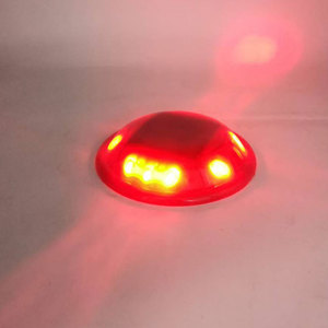 360 độ PC Markers lớn lên bán cầu hình dạng pin hoạt động IP65 không thấm nước LED năng lượng mặt trời Road Studs năng lượng mặt trời đèn sân vườn - Product Image 1